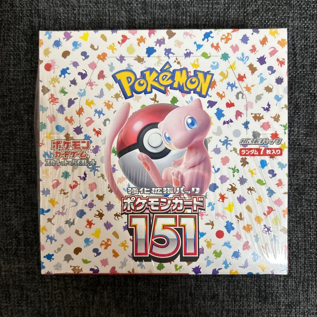 新品未開封　ポケモンカード151 1box