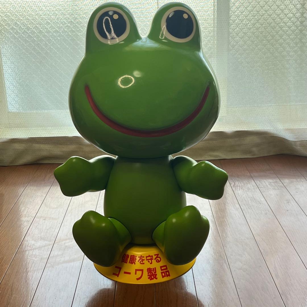 ケロちゃん　コルゲンコーワ　2代目　店頭　宣伝用　カエル　薬局　昭和　レトロ