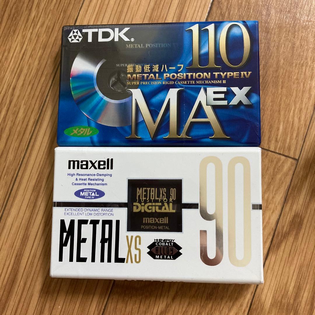 TDK MAEX-110 、maxell M-XS90のテープ2本セット