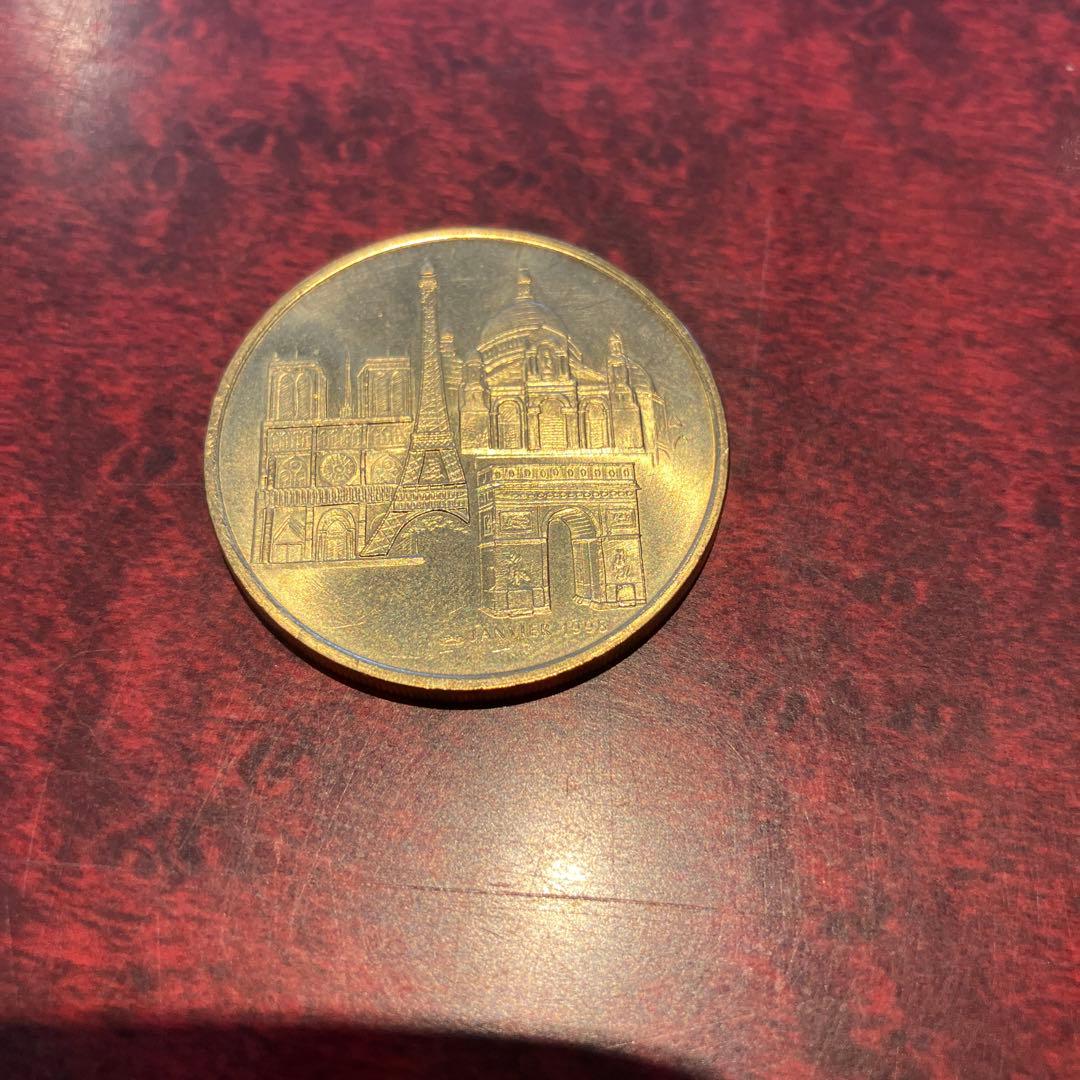 1998 EURO統合記念硬貨　　フランス　トーマスクック