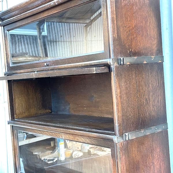 グローブヴェルニッケ社　スタッキングブックケース　イギリスアンティーク