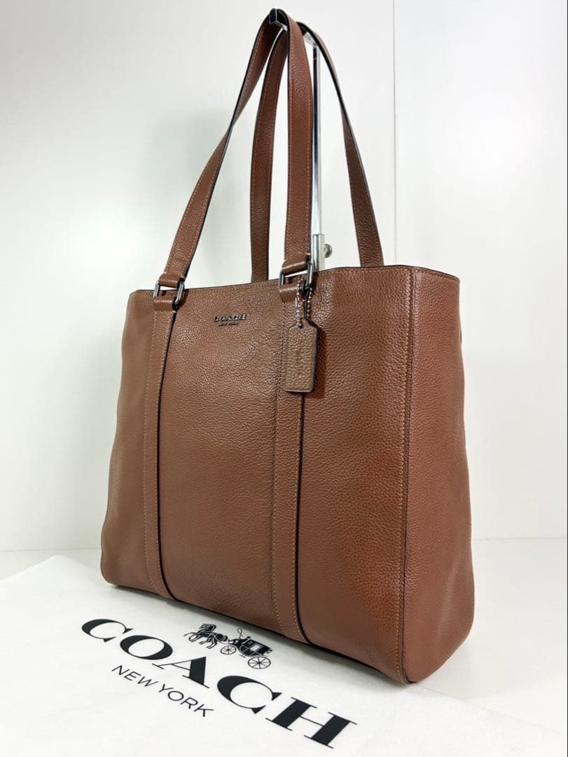 ✅【極美品】定価10万　メンテ済み　コーチ　トートバッグ　COACH ビジネス