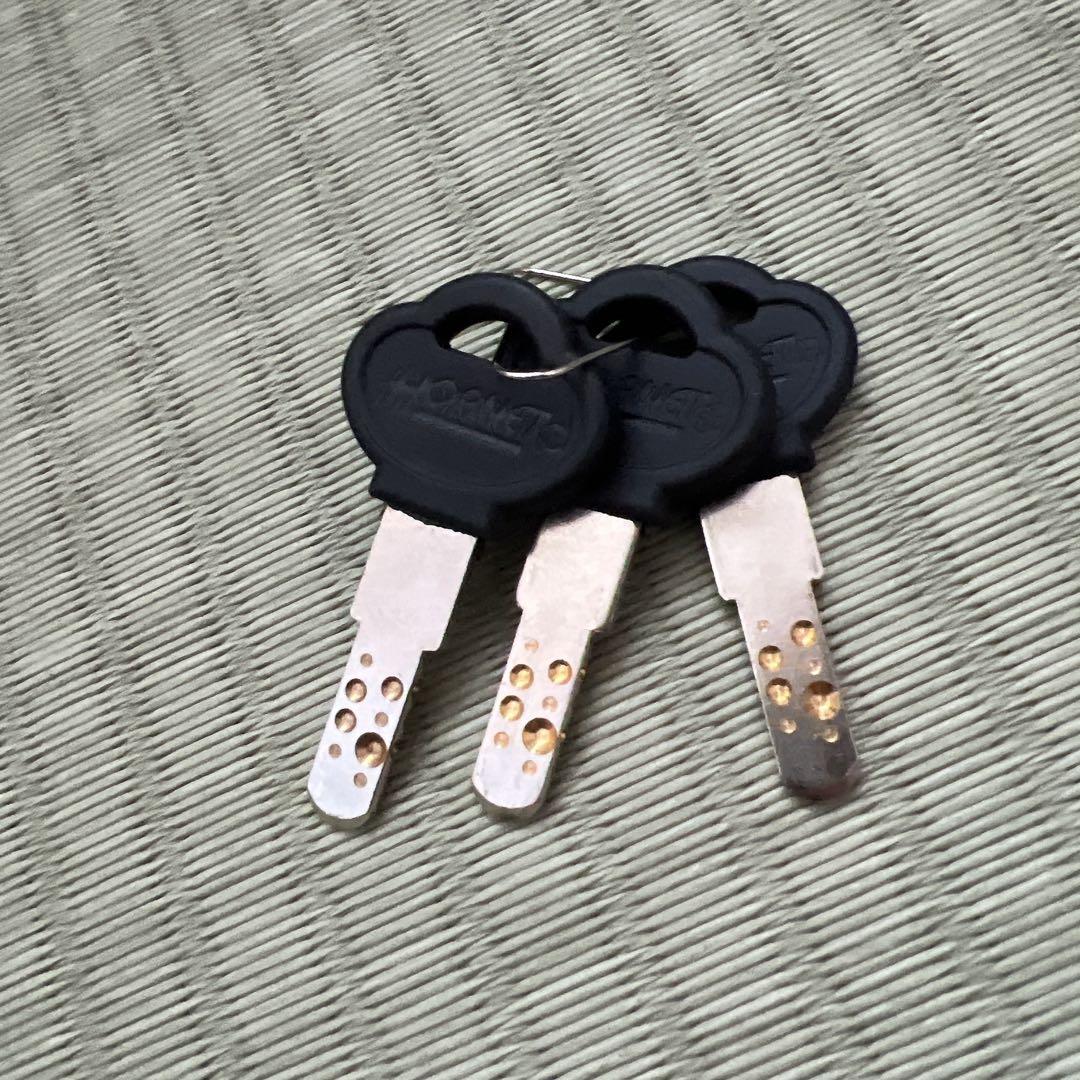 HORNETタイヤロックLT-51R 赤 3鍵付き