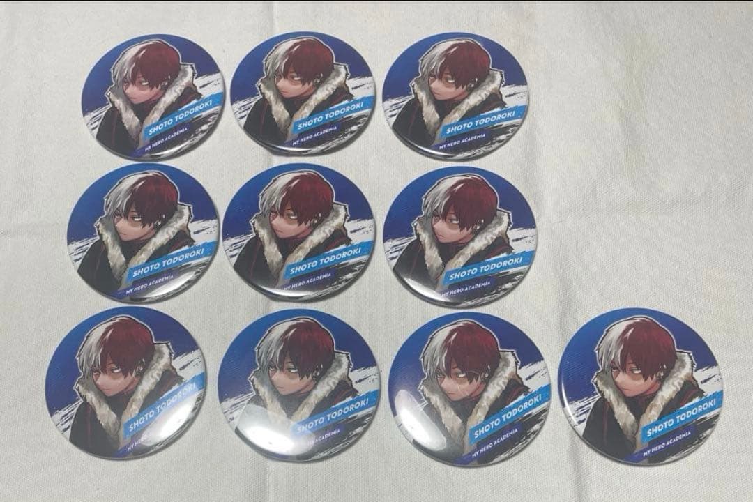 僕のヒーローアカデミア　新十傑　缶バッジ　轟焦凍