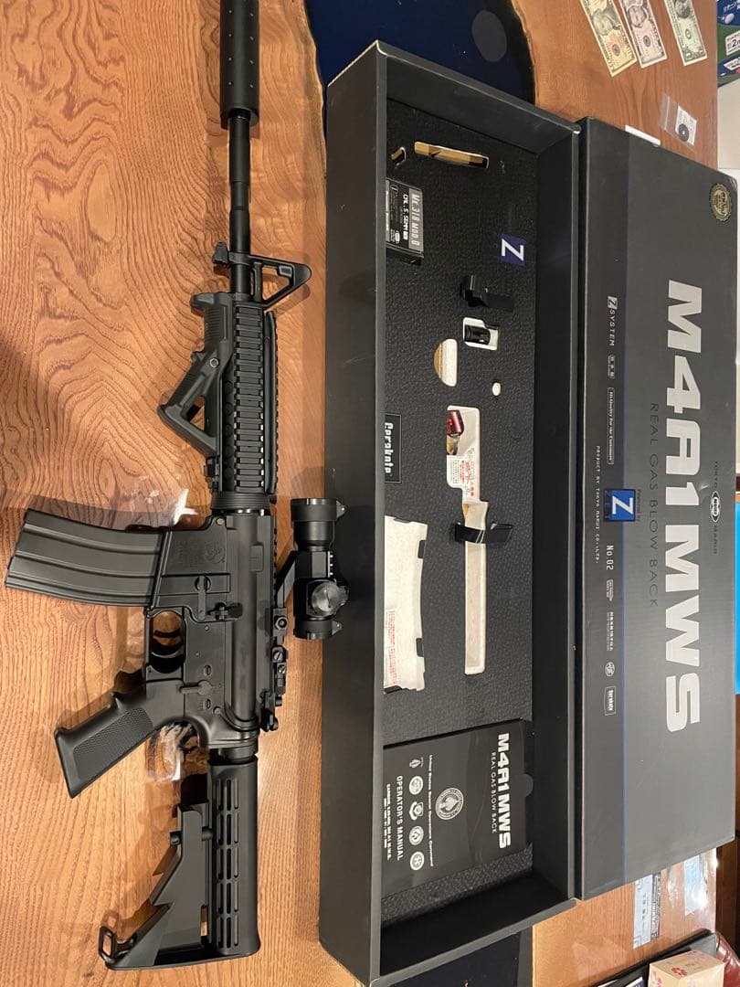 M4A1 MWS ガスガン スコープ付き