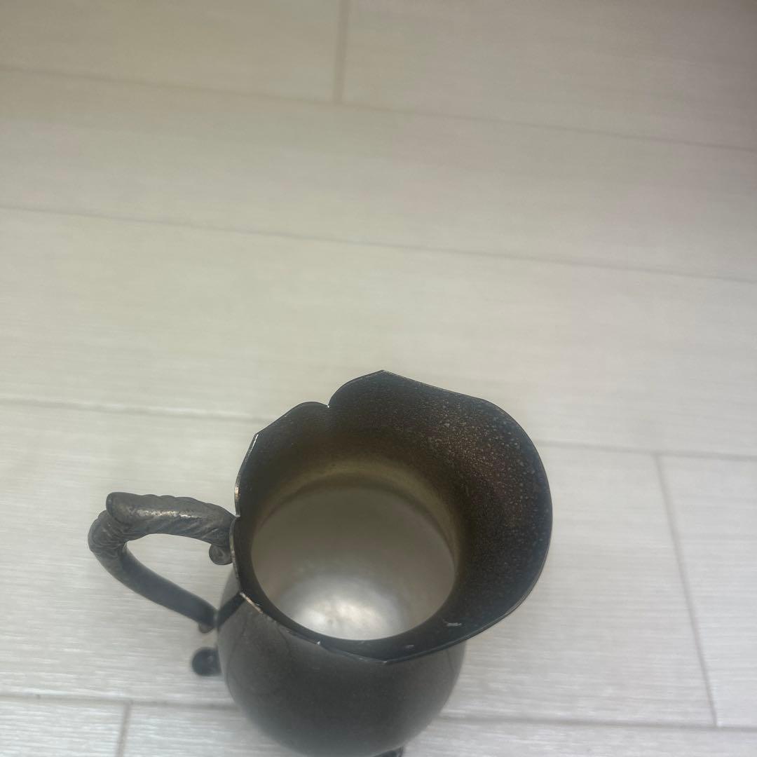 早川 銀川堂 ティーポットの3点セット 早川器物 アンティーク