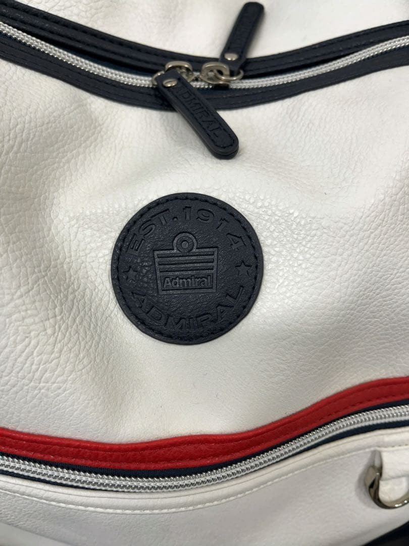 【非売品】ZENITH ゼニス　ノベルティボストンバッグ　ホワイト&ネイビー