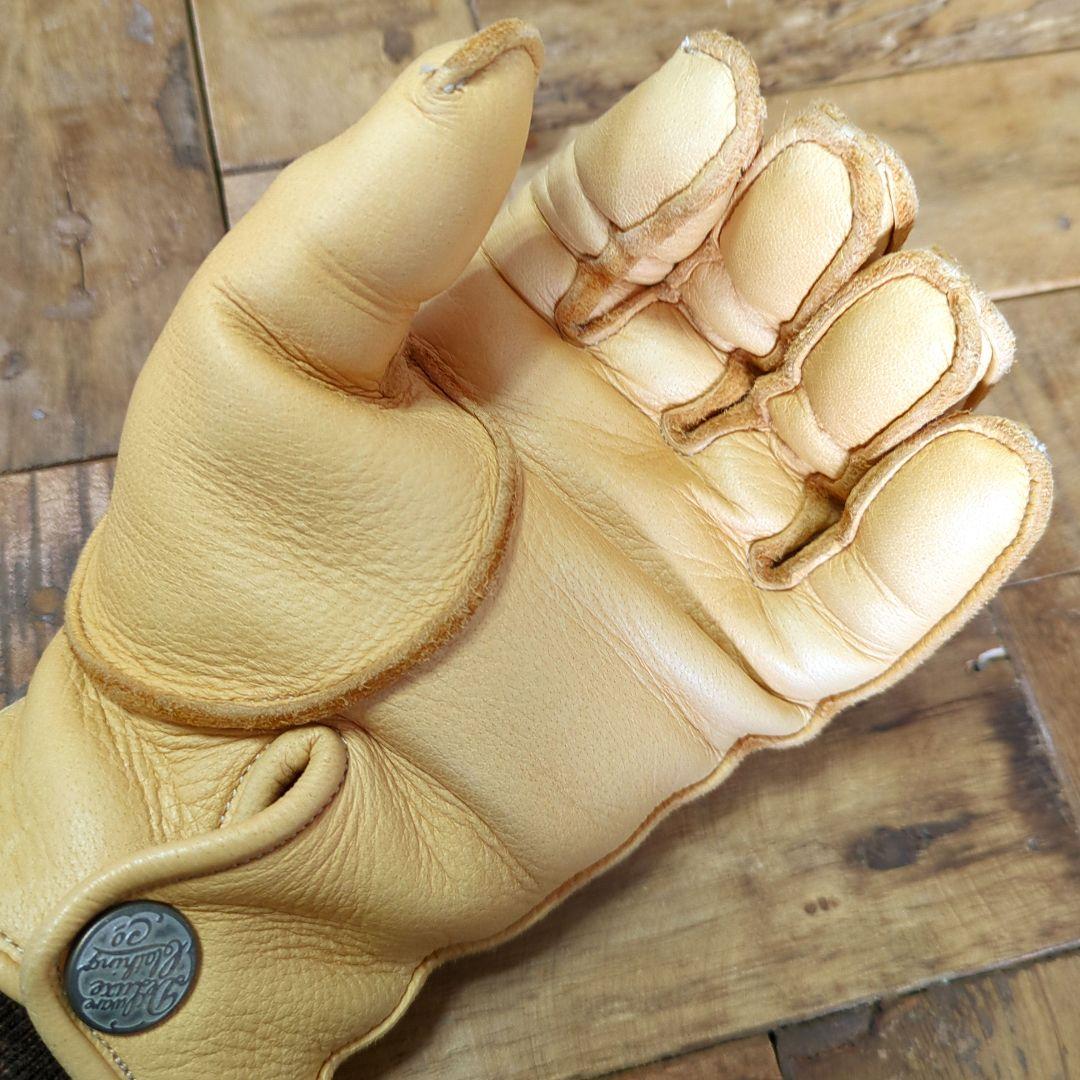 デラックスウエア製　グローブ（DLG-002）Color　キャメル Ｍサイズ