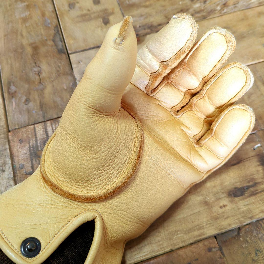 デラックスウエア製　グローブ（DLG-002）Color　キャメル Ｍサイズ