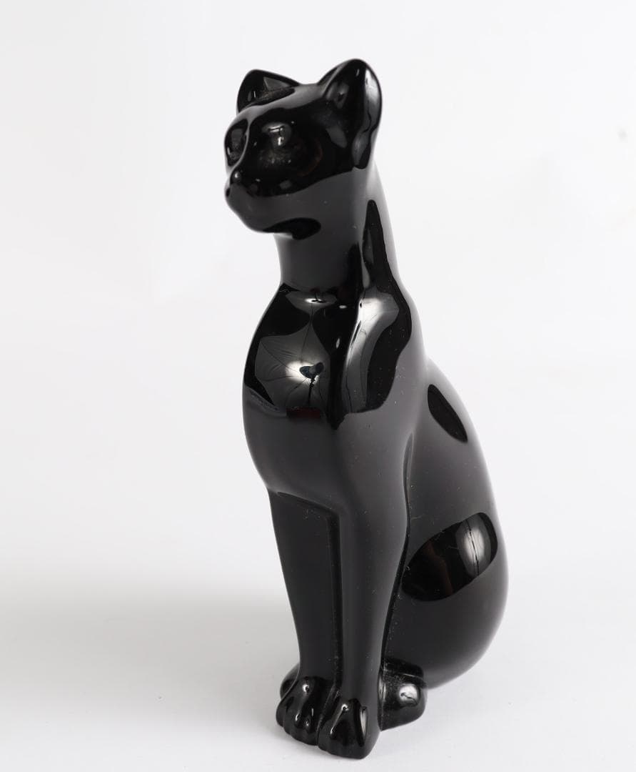 Baccarat バカラ クリスタルエジプシャン キャット ブラック 猫