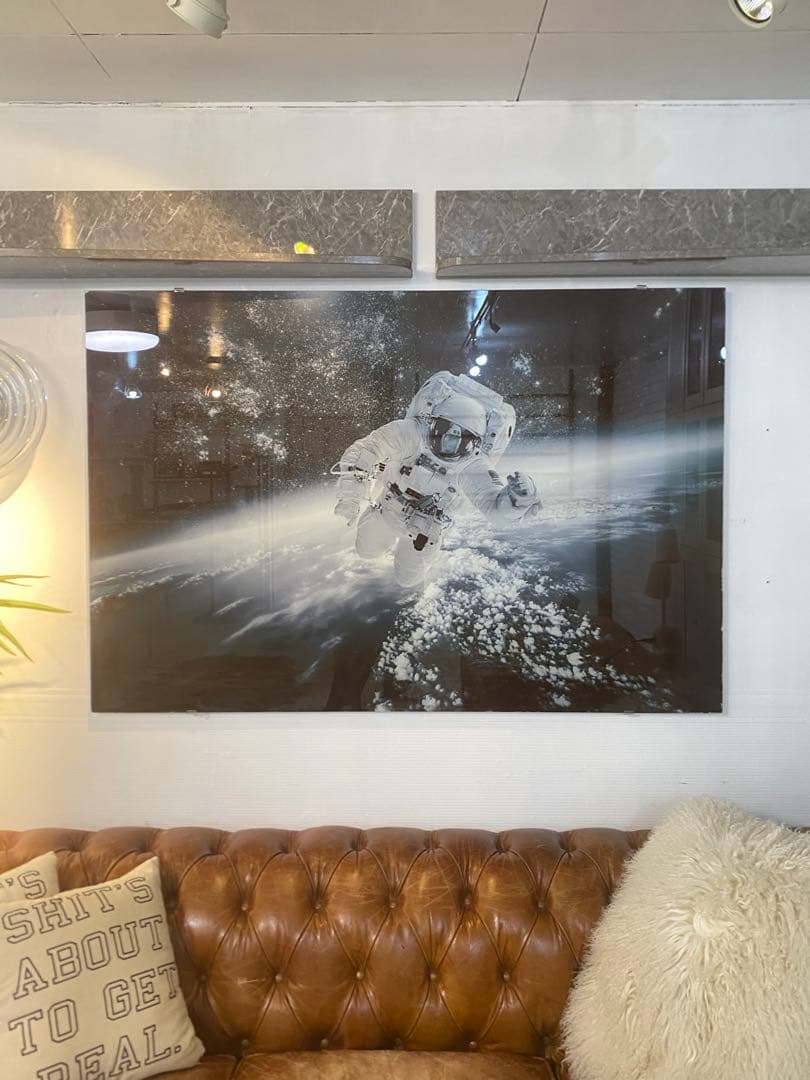 【東京都内23区配送無料】ドイツ製　kare ガラスアート　横幅150cm 絵