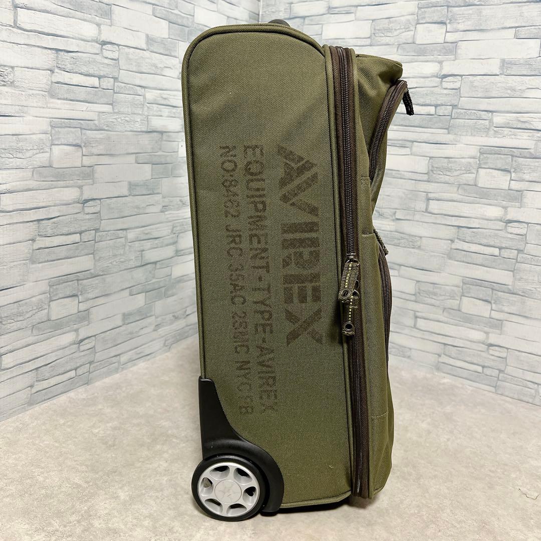 美品 AVIREX アヴィレックス キャリーケース 2輪 機内持ち込み可