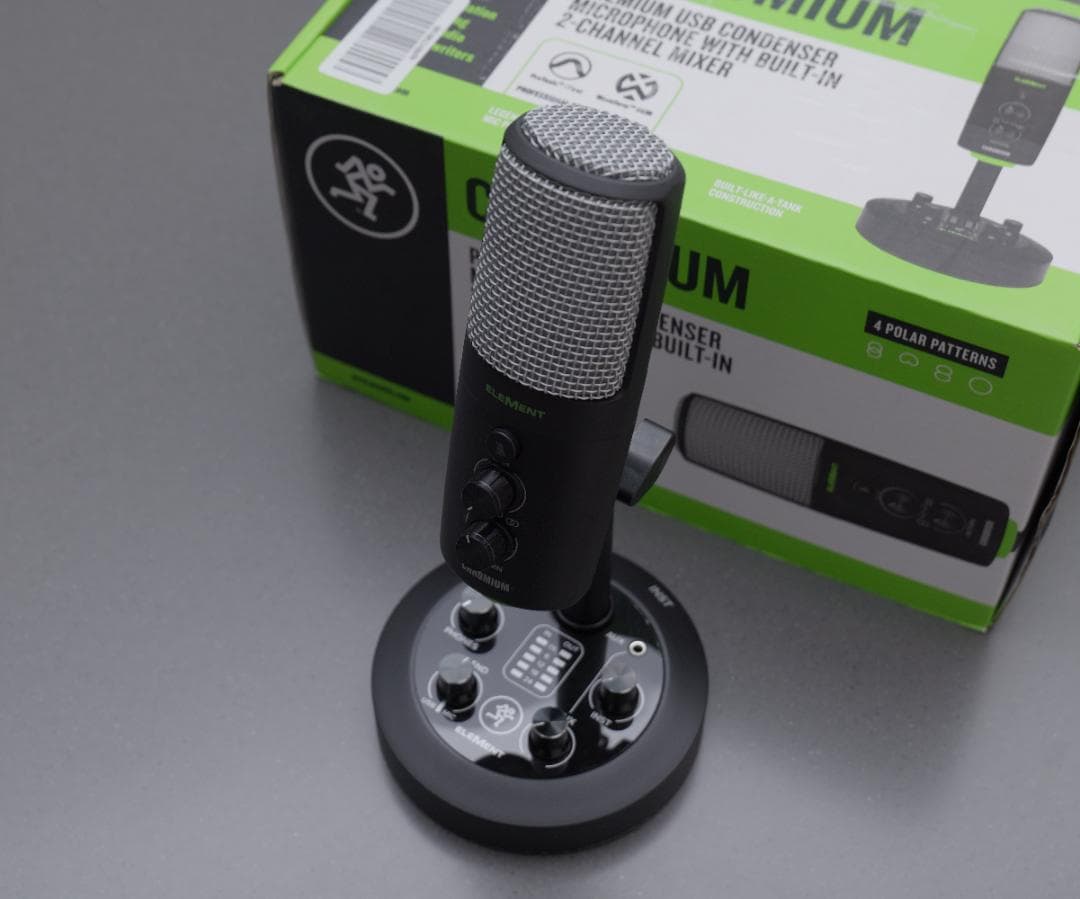 MACKIE マッキー ミキサー内蔵USBコンデンサーマイクChromium