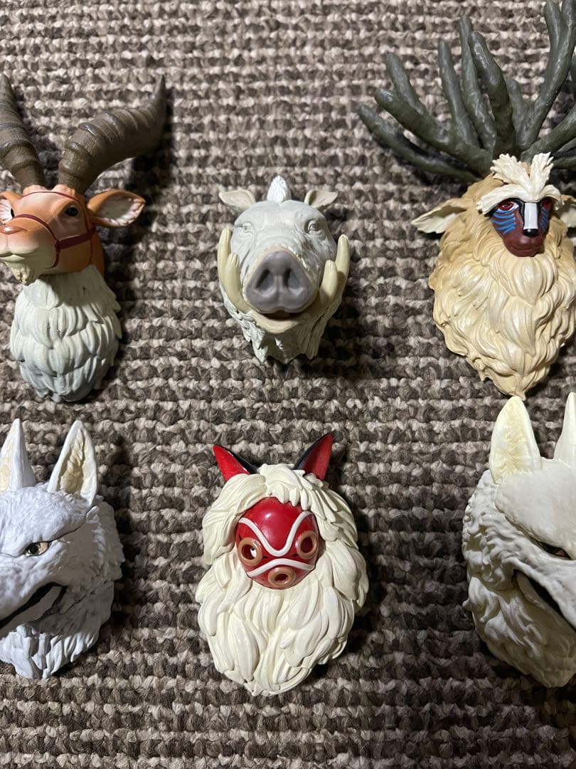 もののけ姫　フェイスマグネットコンプリート　ジブリ