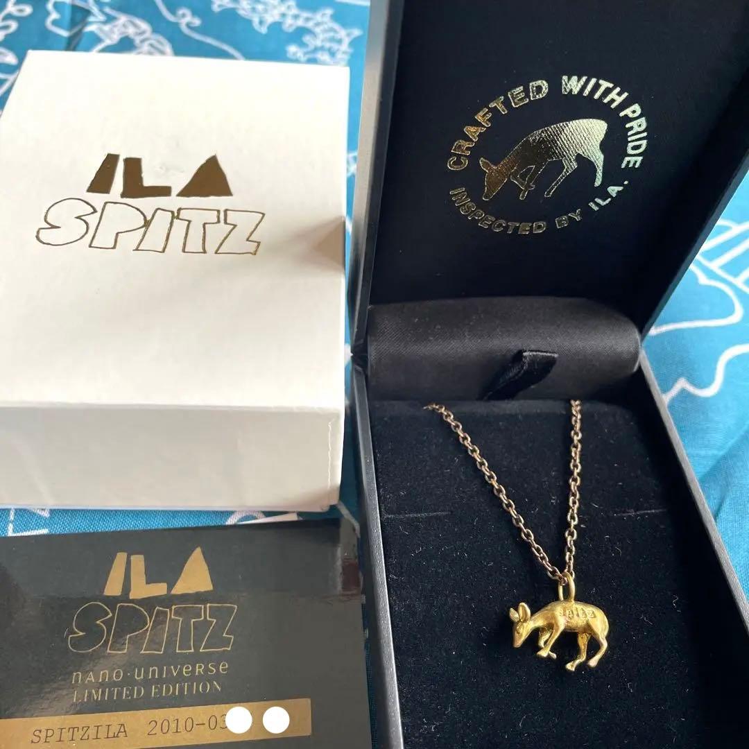 シリアルナンバー付★ バンビ　鹿 ネックレス バッジ　ILA SPITZスピッツ
