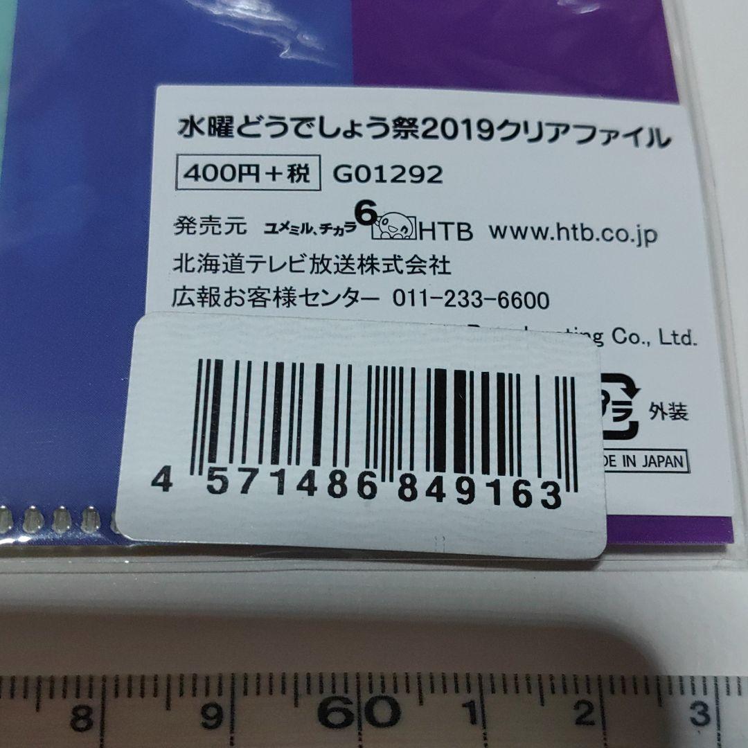 【水曜どうでしょう】クリアファイル　2019