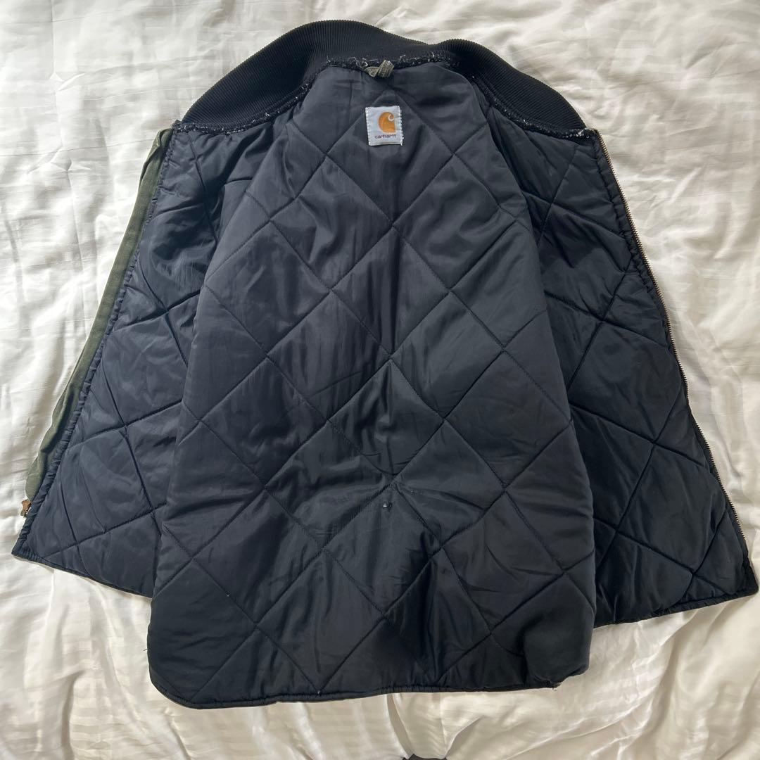 90s Carhartt カーハートダックベスト　グリーン