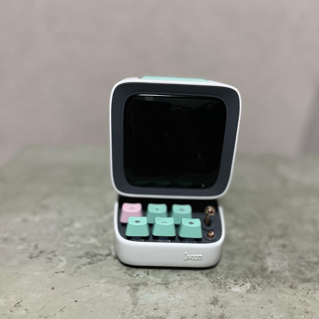 お値下げ! Divoom Ditto Pro ホワイト/ミント スピーカー