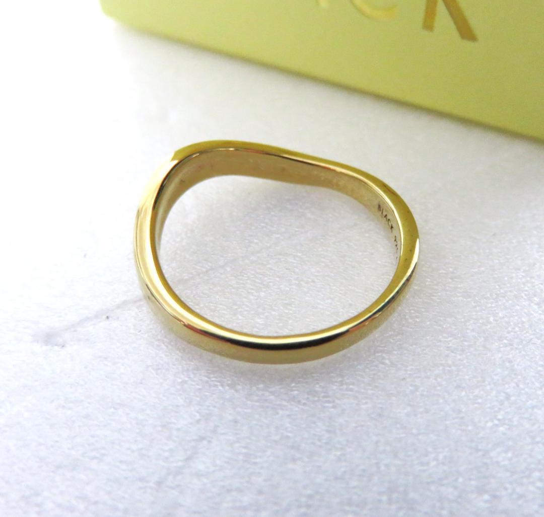 新品 MARIA BLACK Soma Ring 54 ゴールド マリアブラック