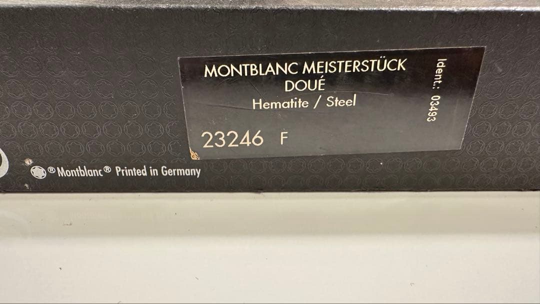 モンブラン万年筆 M 18K美品 箱付