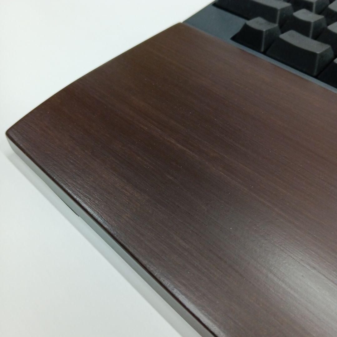 パイン集成材 HHKB用 手作りパームレスト兼キーボードルーフ ウォルナット色