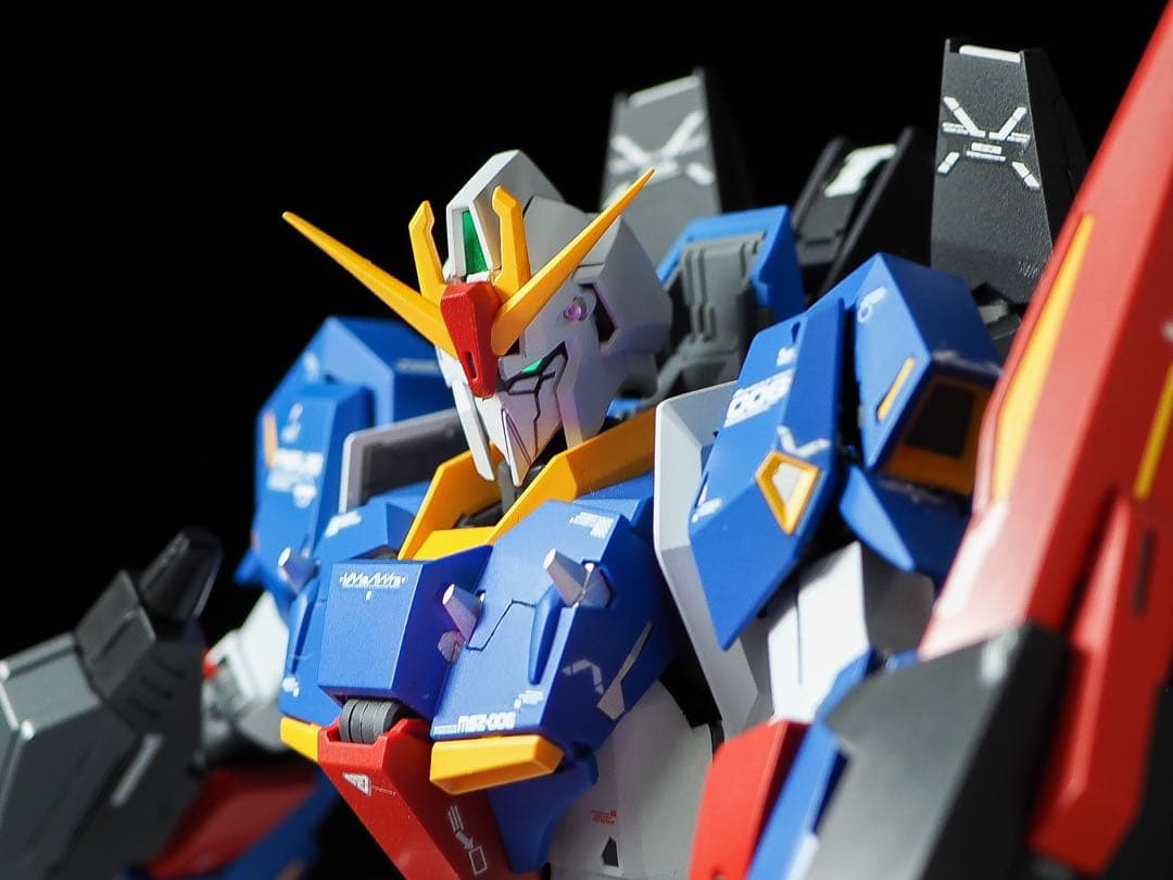 mg zガンダム ゼータガンダム　ver.ka 完成品　改造　筋彫り　塗り分け