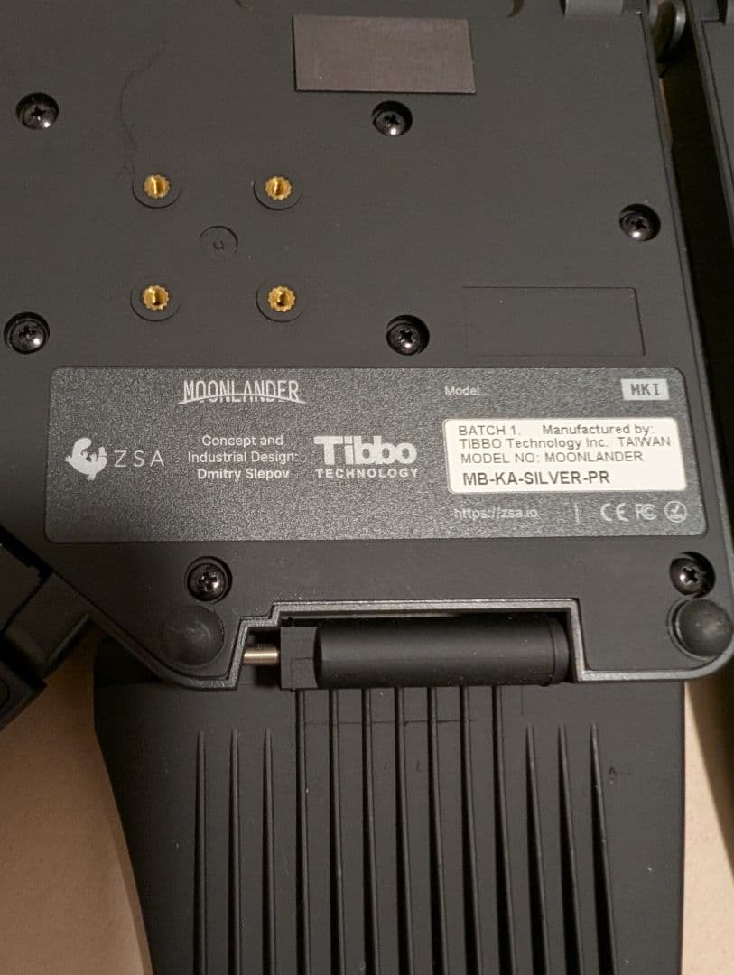 ZSA Moonlander Mark I 分割型プログラミングキーボード 銀軸