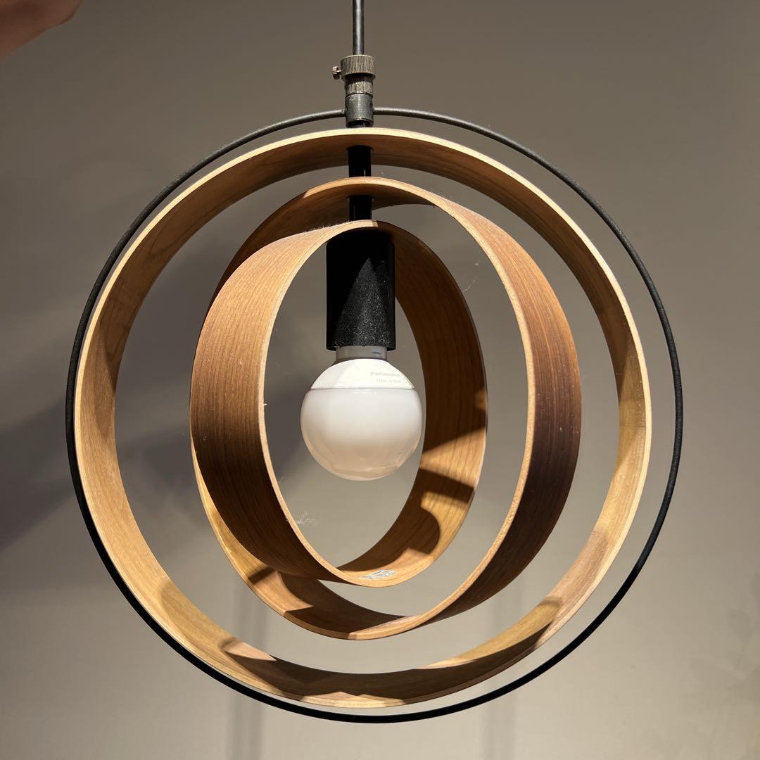 【北欧ペンダントライト】ペーンランタ　ブラウン ブラック ウッド