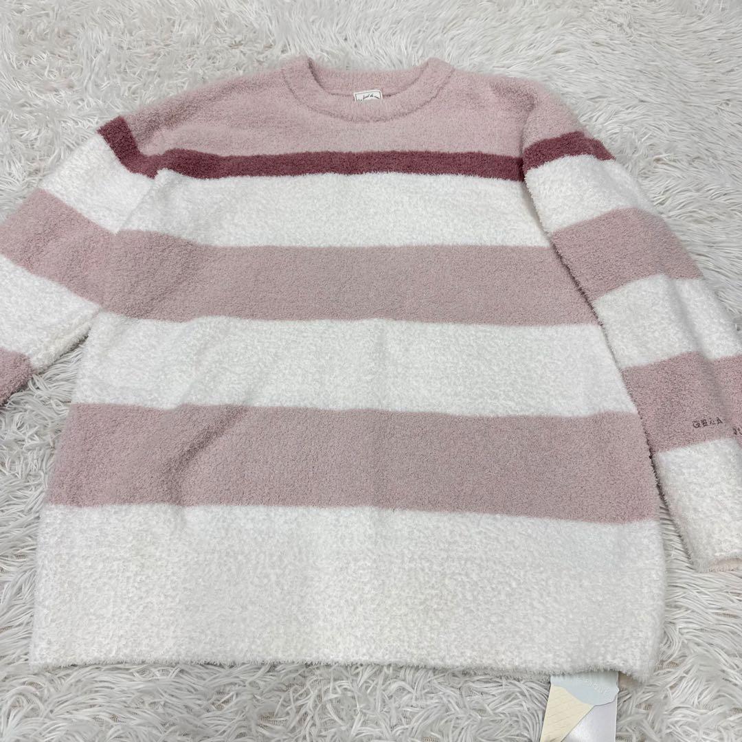 【新品タグ付き】gelato pique セットアップ　ボーダー　ピンク