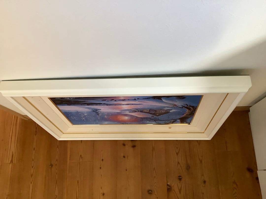 Evening Light Ⅱ 冬の風景 アート