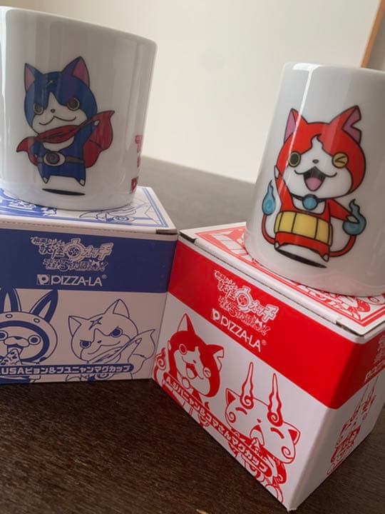 pizza妖怪ウォッチコラボマグカップジバニャン＆コマさんフユニャン＆うさぴょん