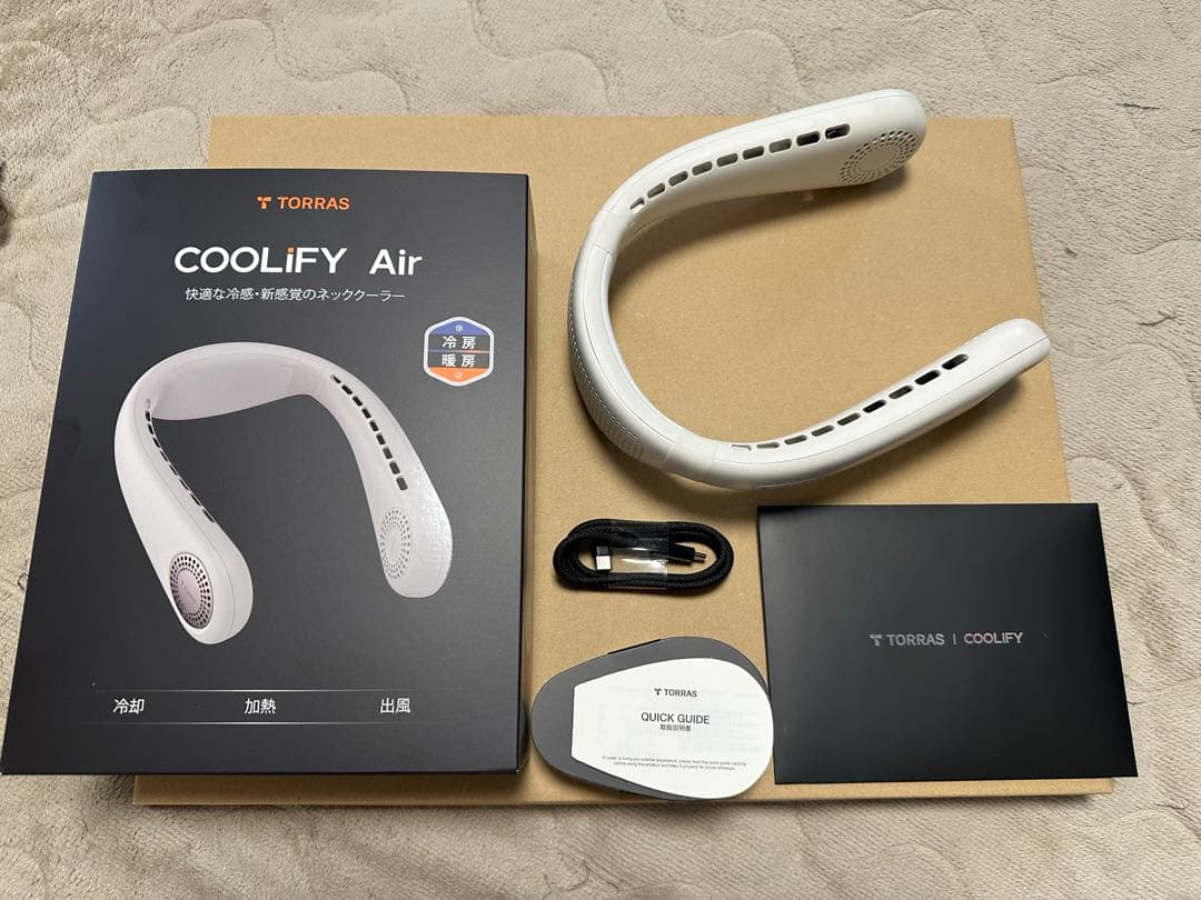 TORRAS ネッククーラー CooLiFY Air、ホワイト