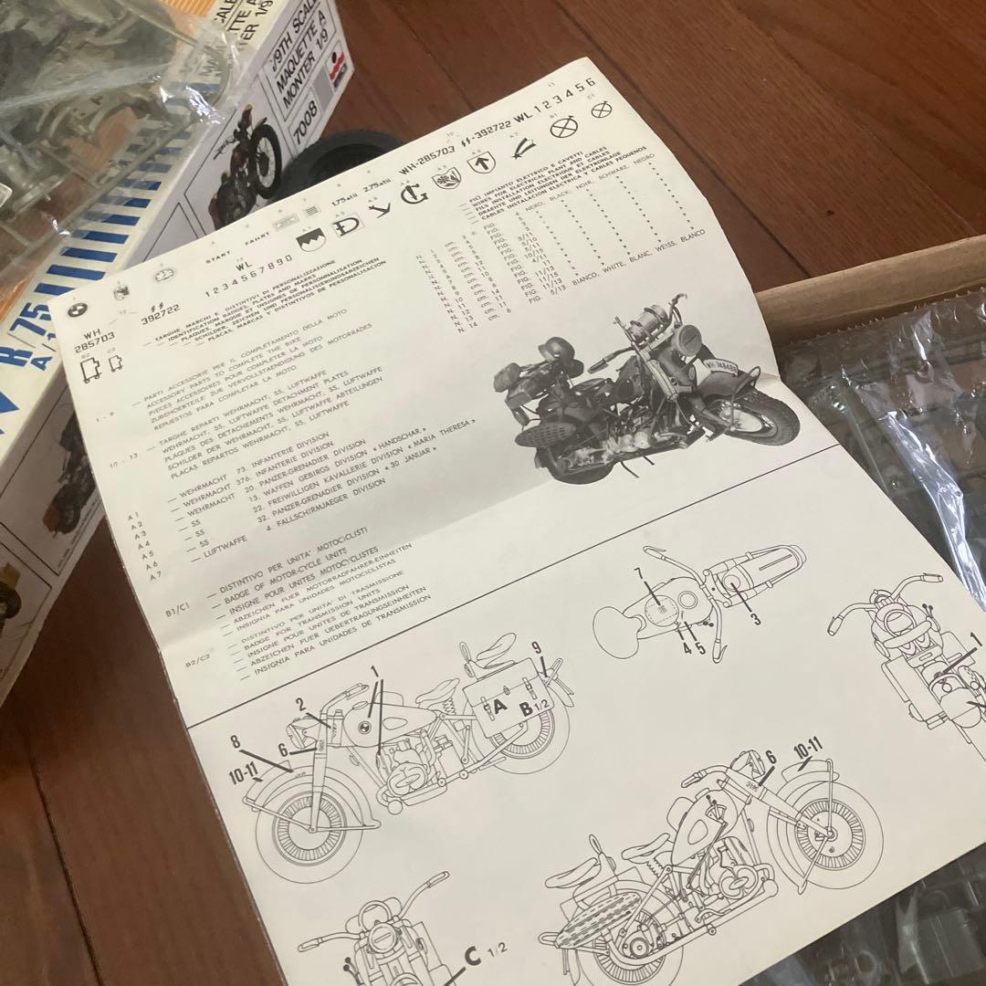 BMW R/75 1/9スケール プラモデル