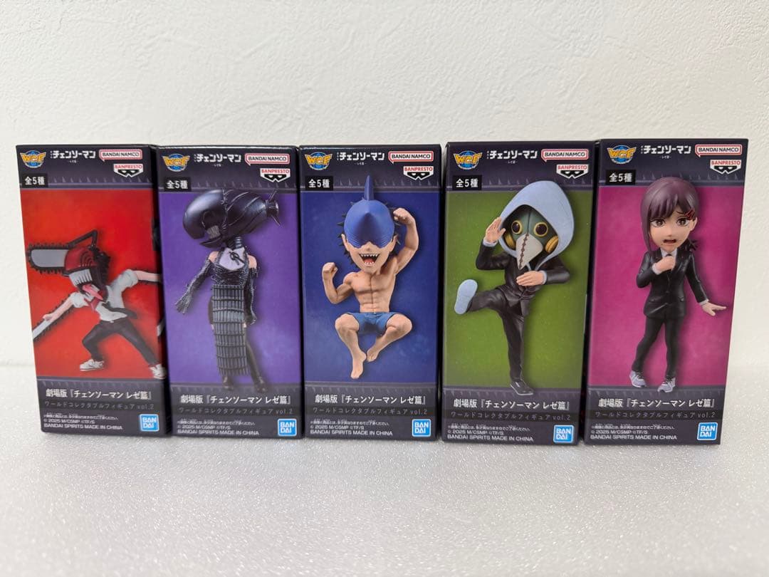 チェンソーマン　レぜ編　ワールドコレクタブルフィギュア　vol.2 全5種
