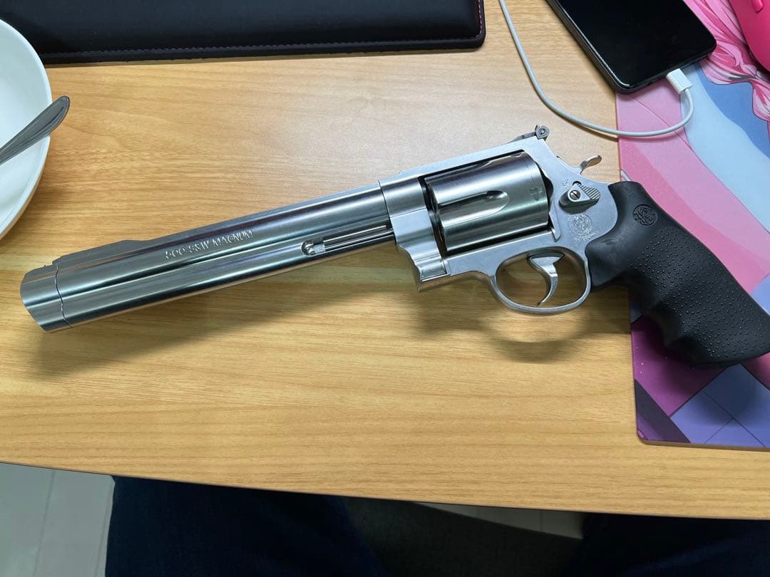 TANAKA ASGK M500 S&W ガスリボルバー シルバー