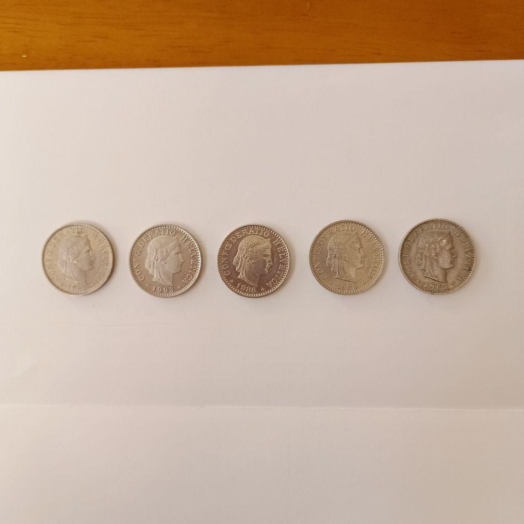 スイスフラン　旧　3種類　11枚