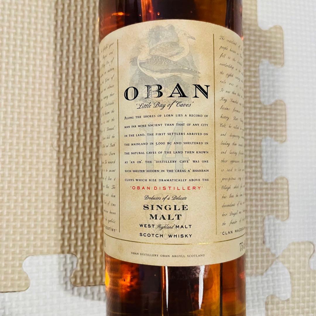 【古酒】オーバン シングルモルト 14年 750ml