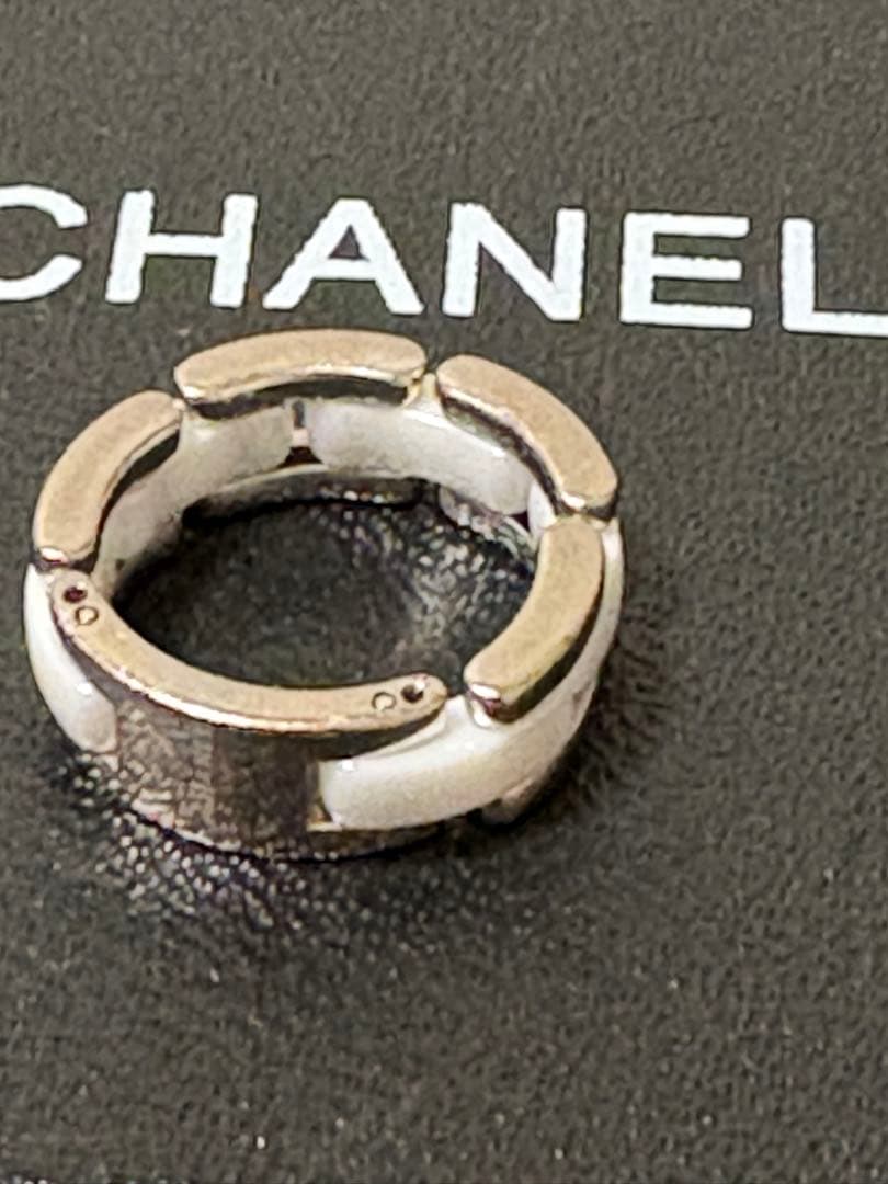 CHANEL 750ホワイトゴールドリング