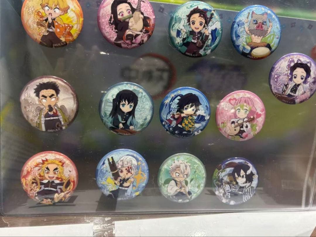 鬼滅の刃　無限城編　中国限定　中国風　缶バッジ　box