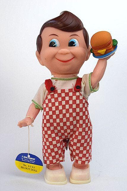70’s BIG BOY ビッグボーイ ビンテージ ソフビ 白靴 DAKIN社