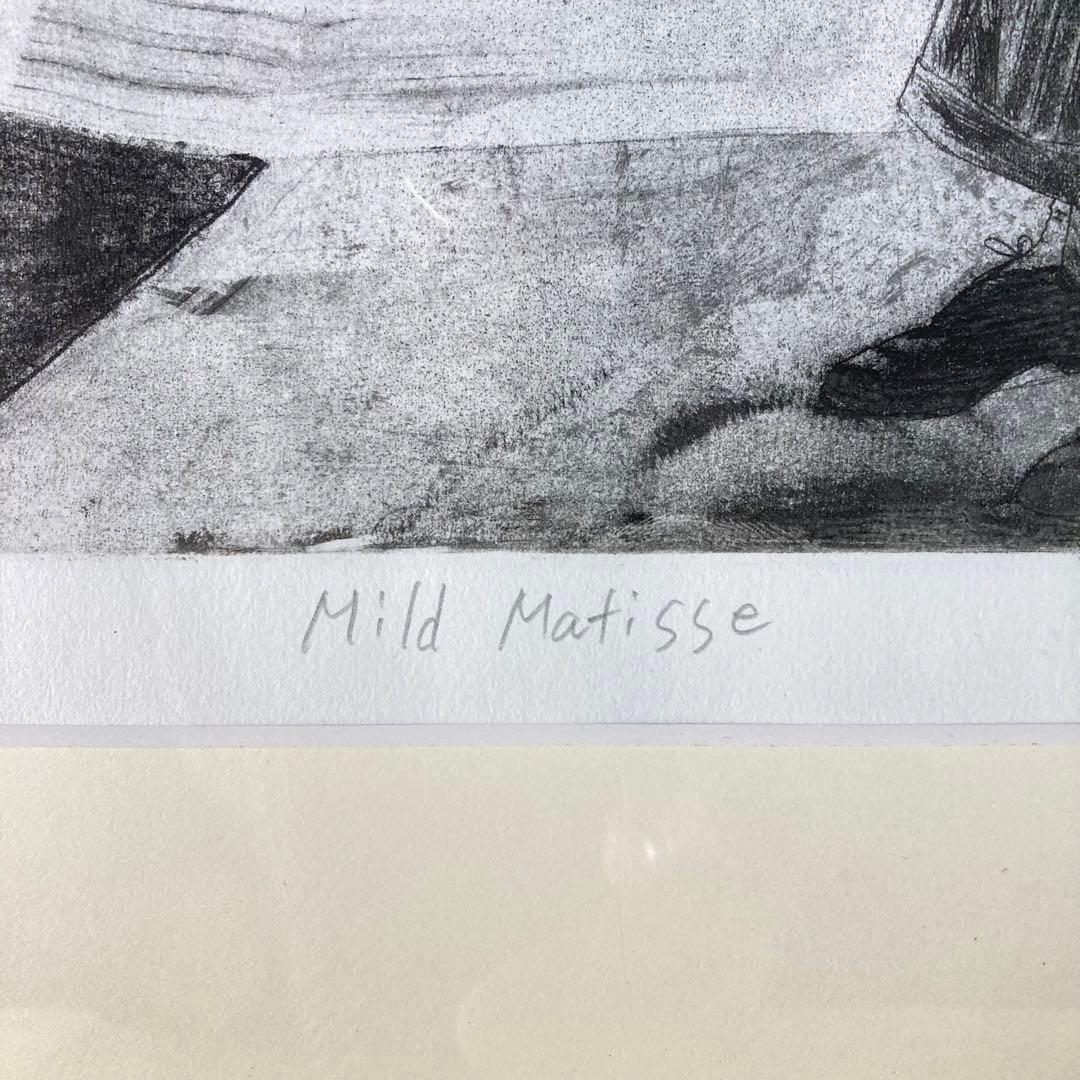 【真作】山本容子「Mild Matisse」1982年 銅版画 直筆サイン 版画