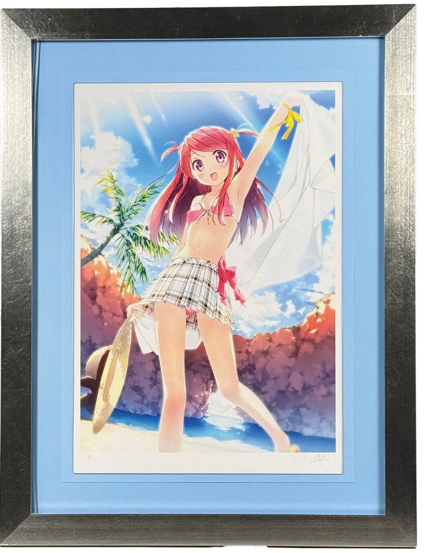 カントク版画　FIGURE ON SUMMER 保証書付き専用箱無し