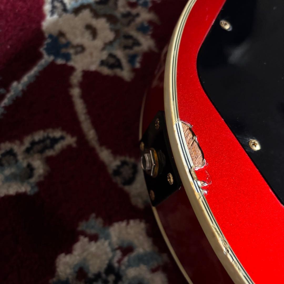 レアカラー　BURNY バーニー　レスポールカスタム　ヴィンテージ　真紅