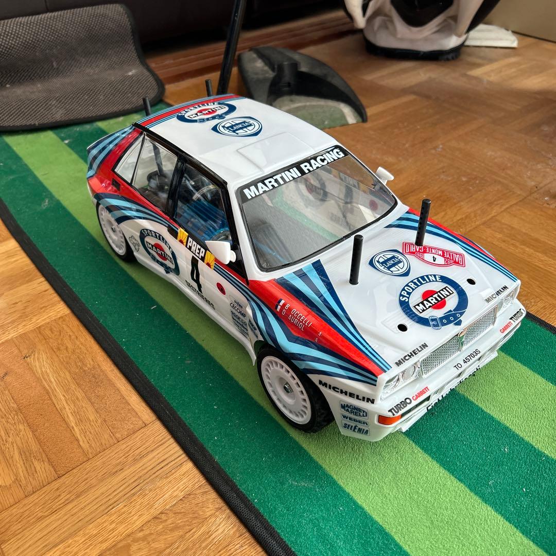 タミヤTT-02ラリー仕様フルセット(オプション多数) ランチアデルタ