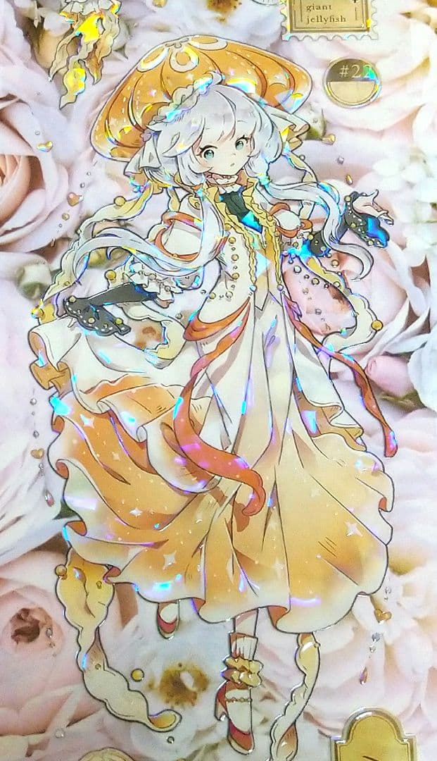 ✩のこり２✩J458＃海月姬(贝壳光)CelloM切り売り海外人物マステ女の子