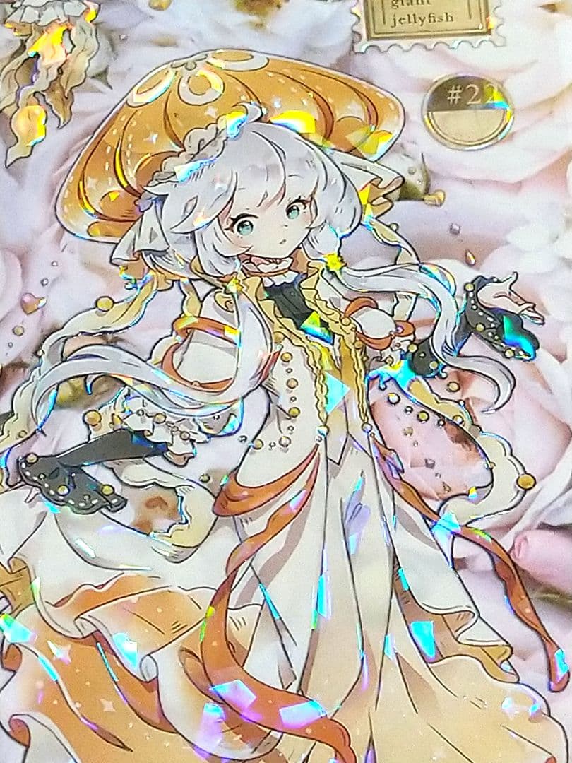 ✩のこり２✩J458＃海月姬(贝壳光)CelloM切り売り海外人物マステ女の子