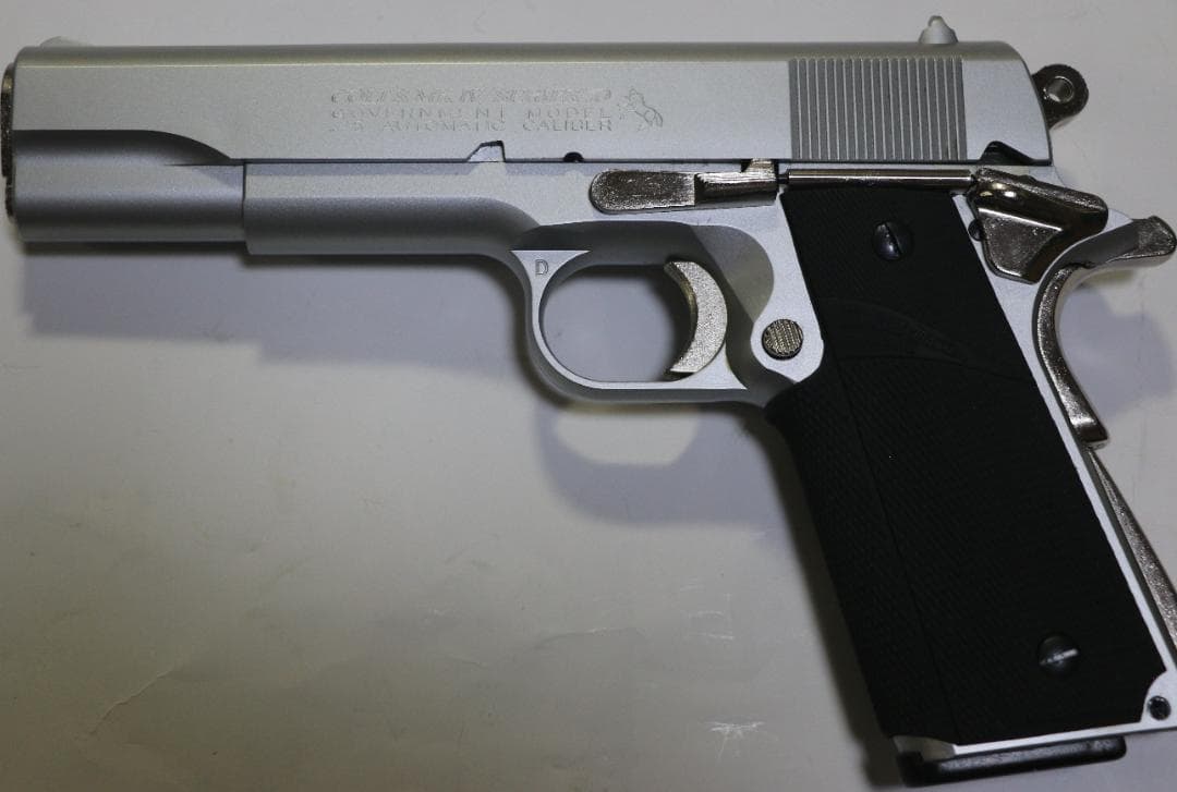 MGC　AＢＳ樹脂製モデルガン コルト GM　ＭＫⅣマットシルバーSPG合法品