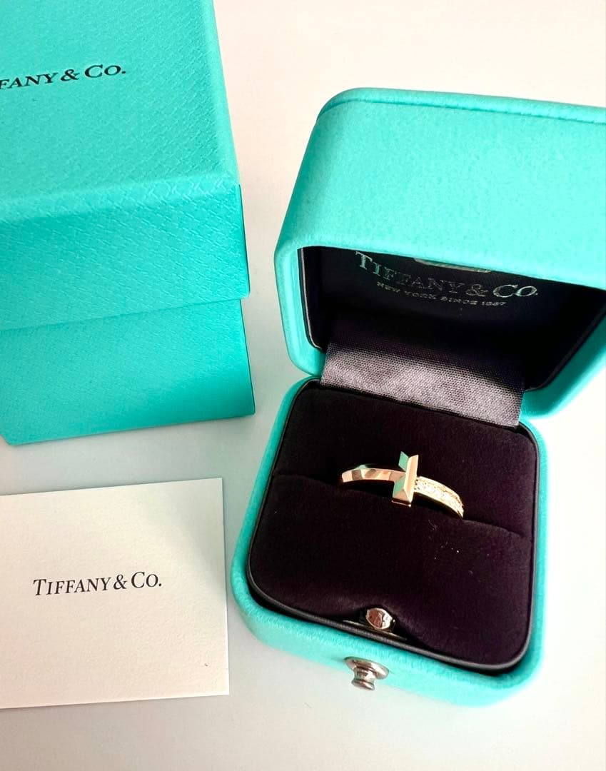 新品未使用【Tiffany】ティファニー Tワン リング ダイヤ