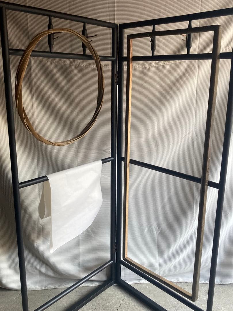 古道具　衣紋掛け