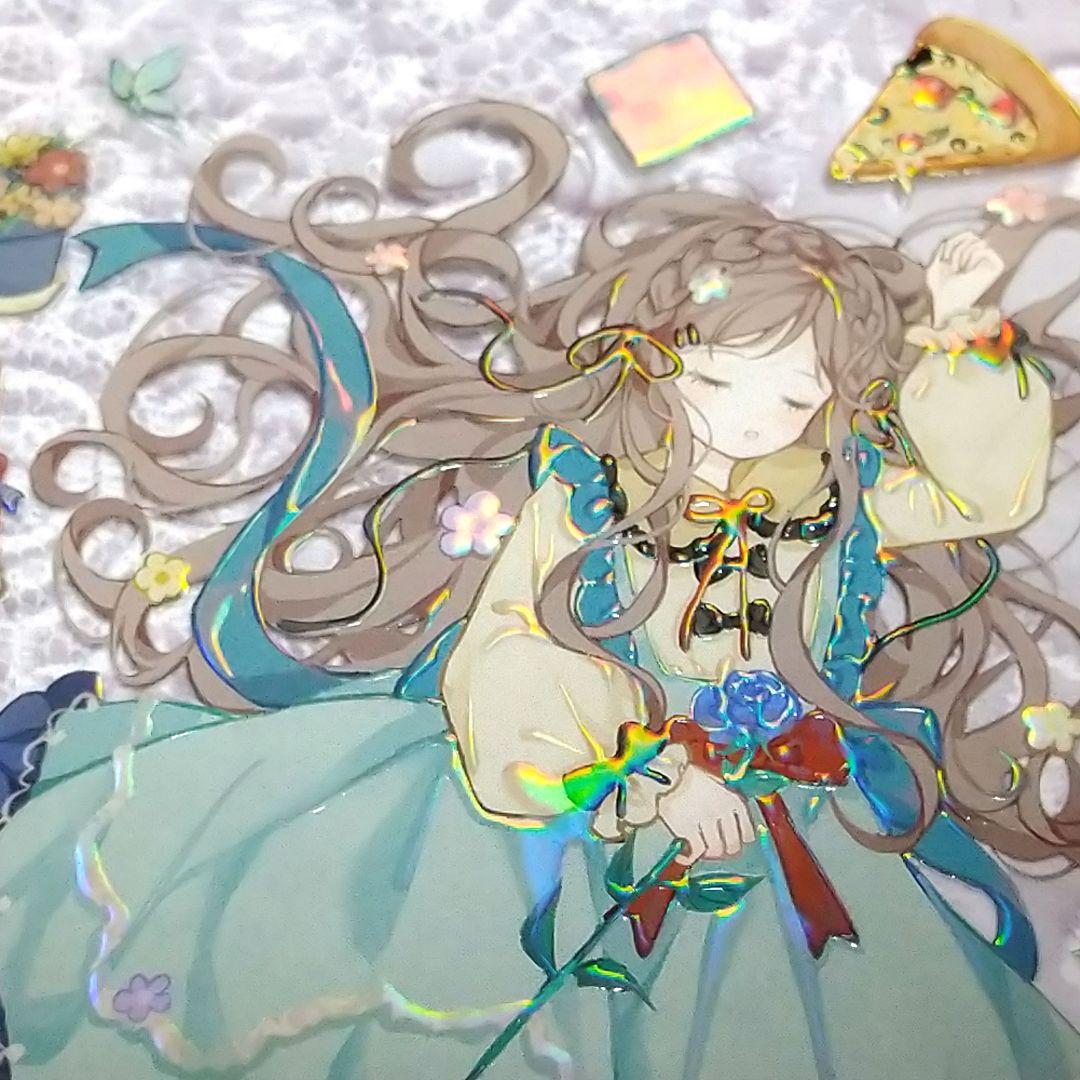 J381＃初冬糯糯(虹光)Likey切り売り海外人物マステ女の子